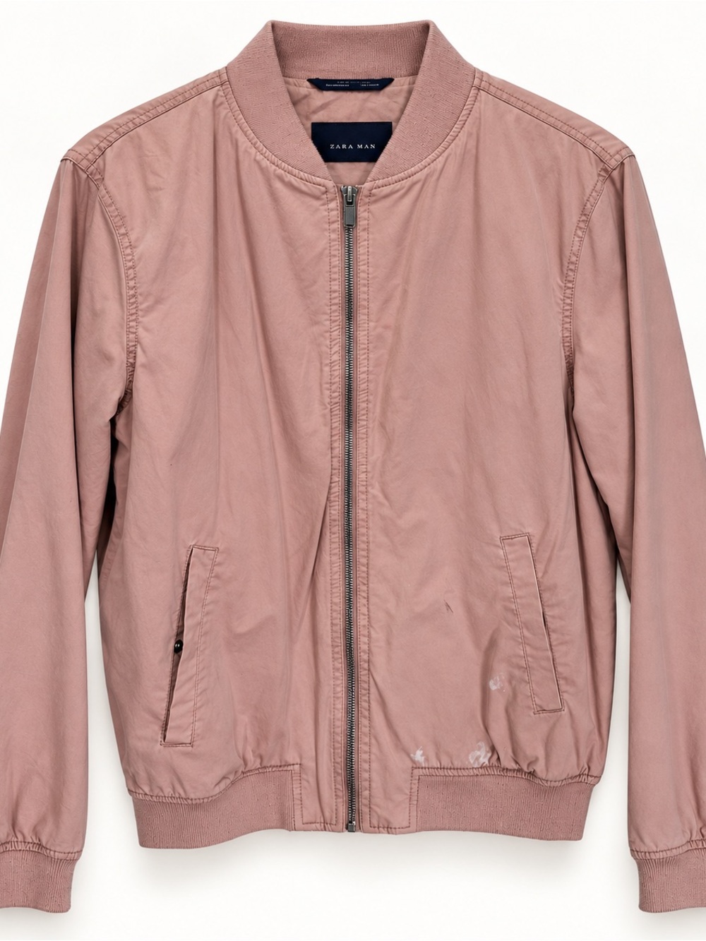 Zara Dusty Rose Bomber Jacket
